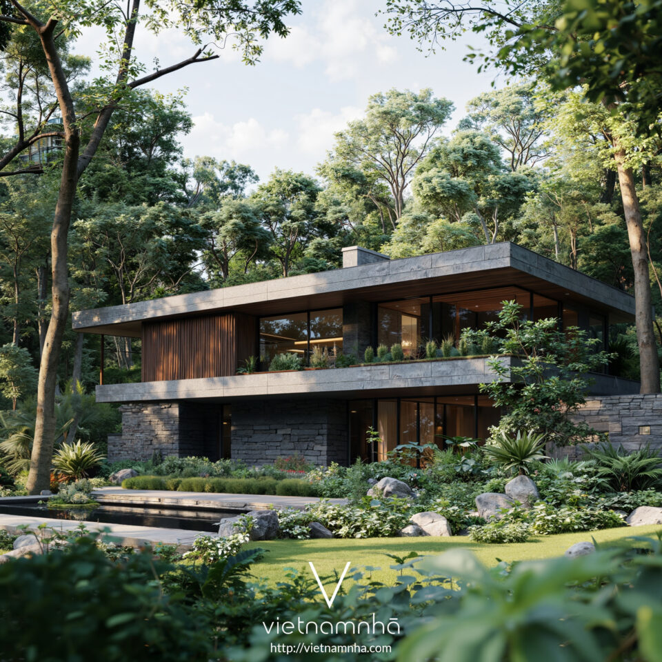 Thiết kế biệt thự hiện đại đà lạt