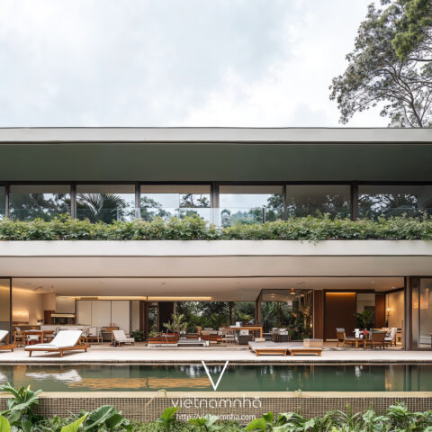 Thiết kế Biệt thự sân vườn BR Villa