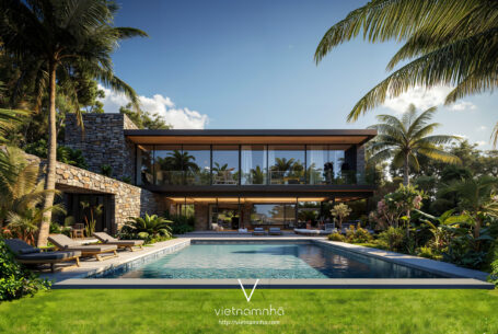 Thiết kế biệt thự sân vườn Lâm Đồng