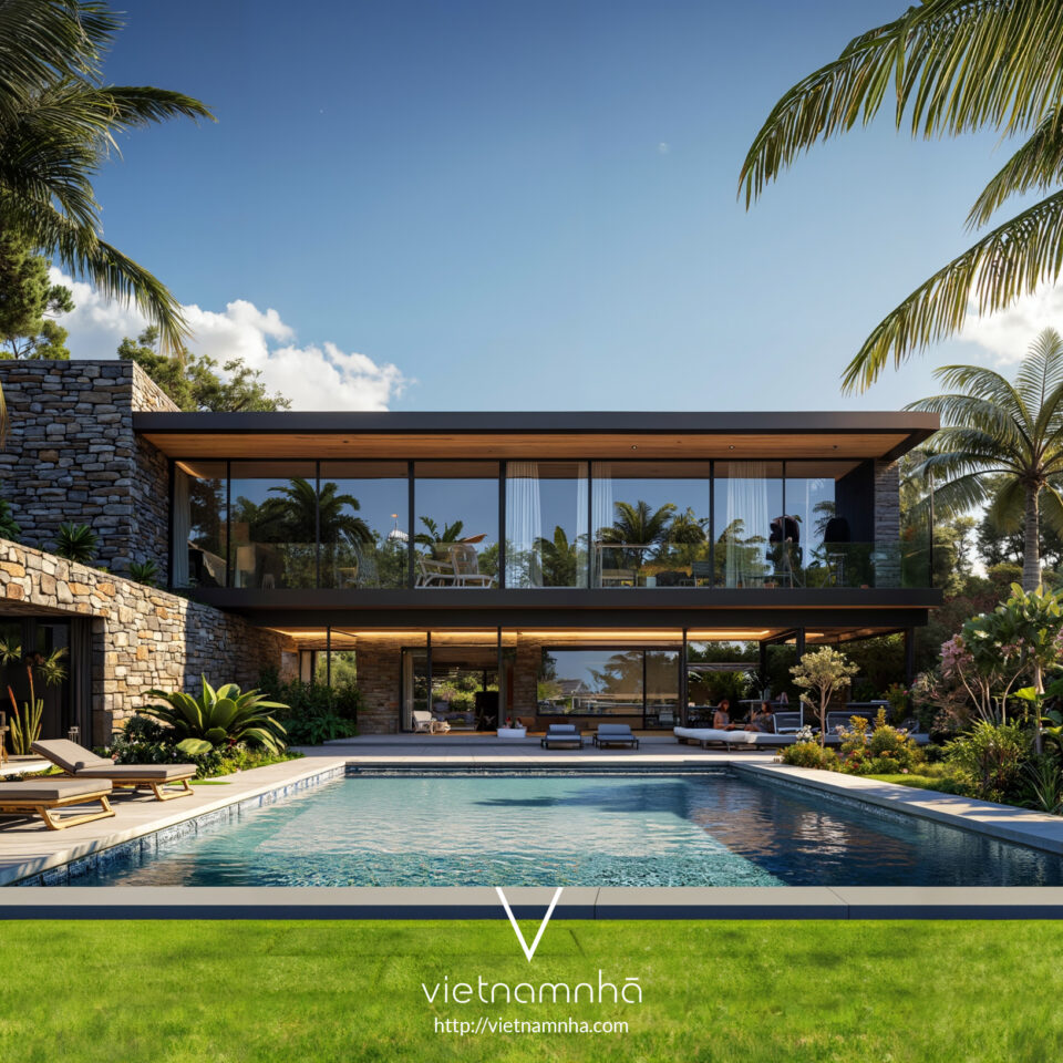 Thiết kế biệt thự sân vườn Lâm Đồng