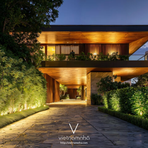 Thiết kế biệt thự sân vườn